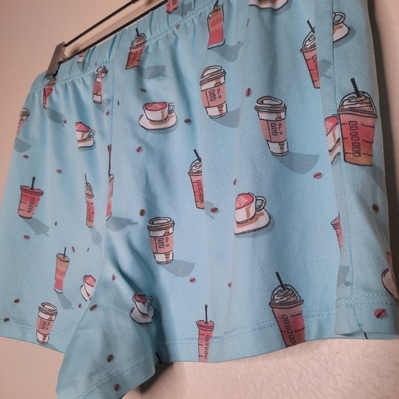 Nite Nite Munki Munki Frappuccino Coffee Lover PJ Set L - Picture 9 of 10